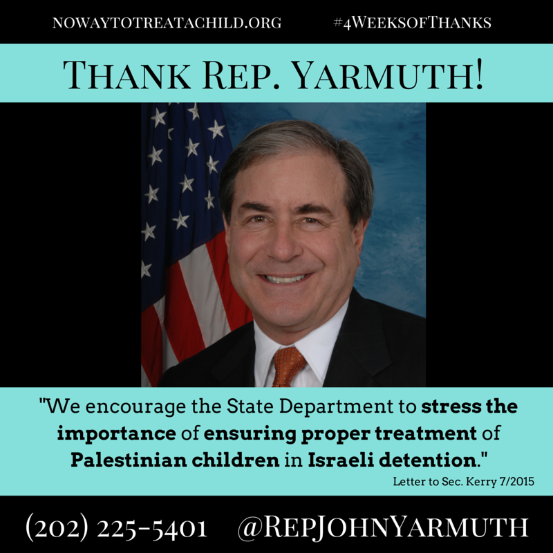 jvplive's tweet photo. On the last day of the extended #4WeeksofThanks, thank @RepJohnYarmuth for signing the letter for #Palestinian kids! http://t.co/P1TypkW4g9