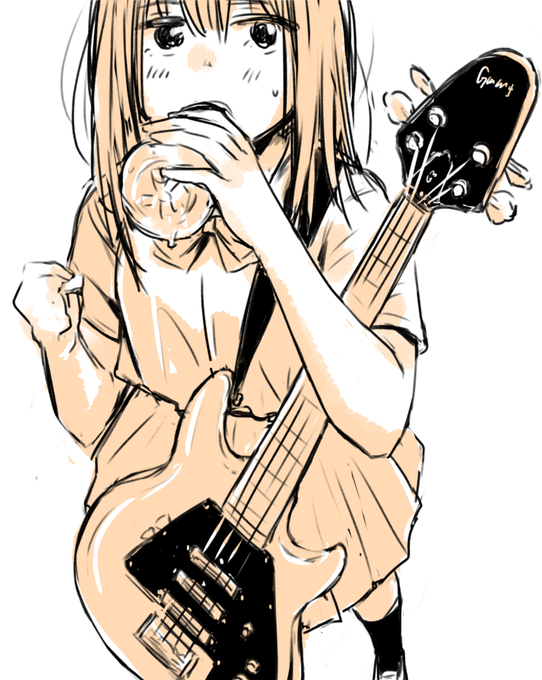 ベース女子のtwitterイラスト検索結果 古い順