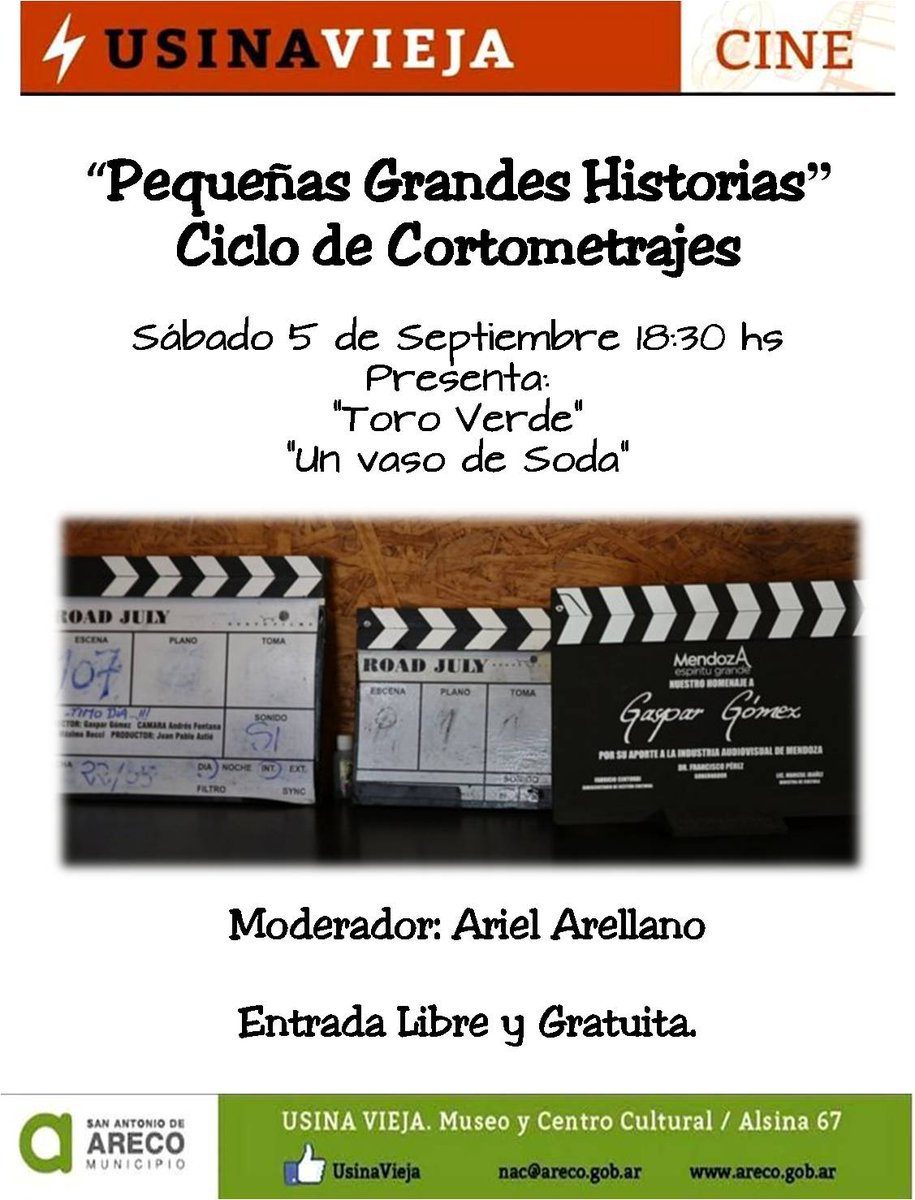 NAC_Areco's tweet photo. #Cine! en el @NAC_Areco Hoy 18:00hs! Cine ATP : Las Tortugas Ninjas Sabado 18:30hs Cortometrajes. Libre y gratuito! http://t.co/c9mORESri0