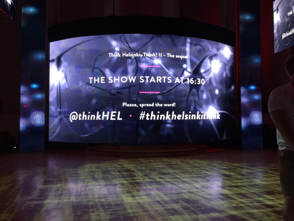 epkoski's tweet photo. Front and center, ready for @thinkHEL #thinkhelsinkithink http://t.co/joJsc0Brdi
