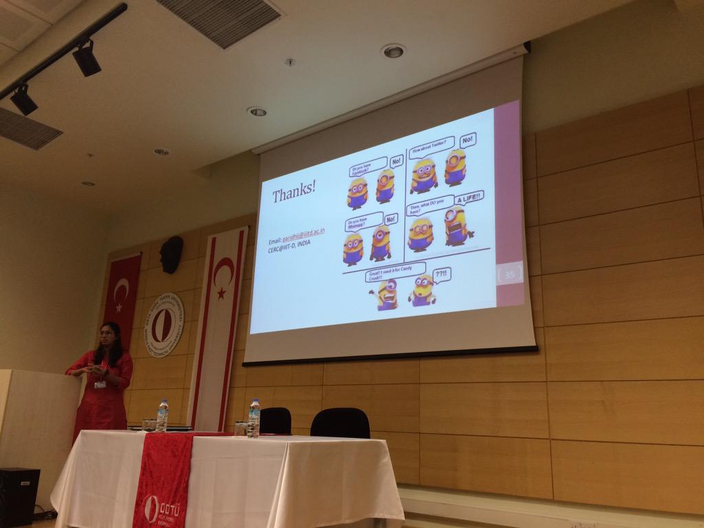 yesilady's tweet photo. Do we have a life without social networks? #Hypertext2015 http://t.co/4cLxsE3032