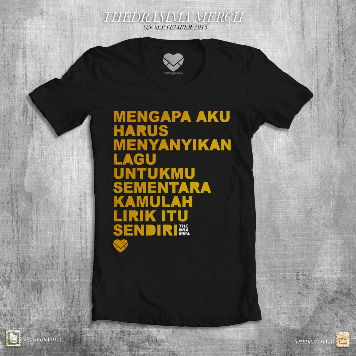 THEDRAMMA_'s tweet photo. #THEDRAMMATEES IDR 120k I Pre Order : ( 0857-1711-0002 ) Format : ( Nama, No telp, Alamat, Size ). Cherio http://t.co/2TZWVLN2vb