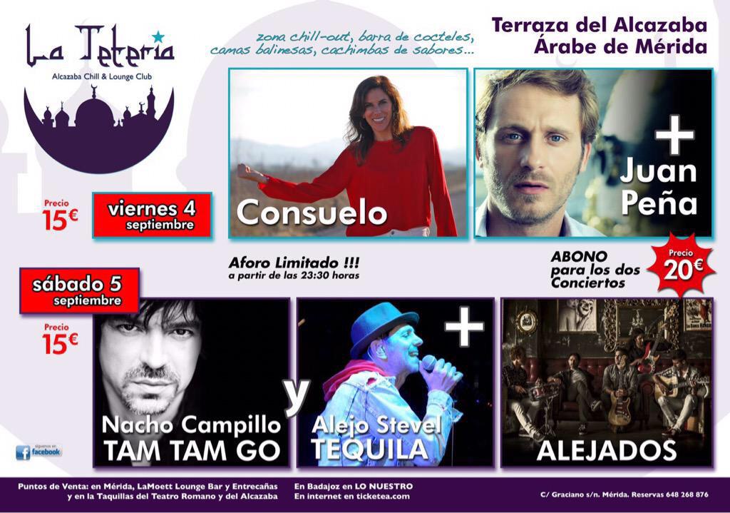 ConsueloBR's tweet photo. Esta noche @Juanpeacantante y yo ponemos la música @TerrazaAlcazaba será el lugar y la emoción la pondréis vosotros!! http://t.co/TeUAfbDgBx
