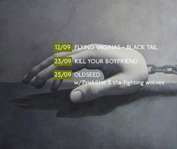 CircoloH's tweet photo. #Settembre2015 #flyingvaginas #blacktail #killyourboyfriend #oldseed #priskiller&thefightingwolves http://t.co/QNa6DHiJrQ