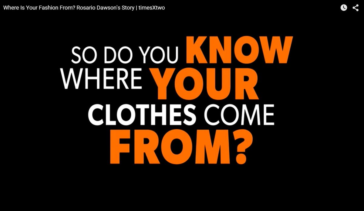 So do you know where your clothes come from? > bit.ly/1Fn38bC @timesxtwo #EthicalFashion #SutainableFashion