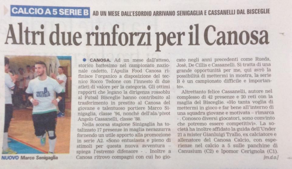 em41985's tweet photo. Dalla @LaGazzettaWeb di oggi 04.09.2015
#ApuliaFoodCanosa #Welcomeragazzi #serieB #u21 http://t.co/Zt51WDTmMD