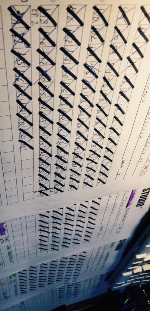 Vero_soundtech's tweet photo. Friday! Lots of work. #sound #soundtechs #audio #command8 #protools #takes #dubbing #film #cinema #cine #peliculas http://t.co/DgqHkuZf07