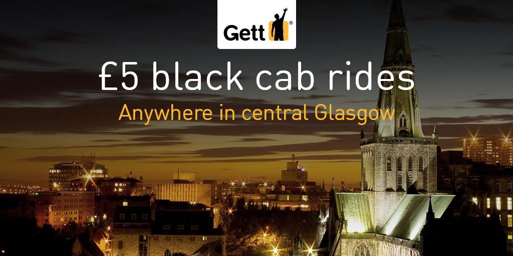 Gett_UK's tweet photo. Glasgow - we haven’t forgotten you. We’re still offering £5 rides across the city centre! #Gettanywhere #funfor5 http://t.co/s4n1Zc4LXo