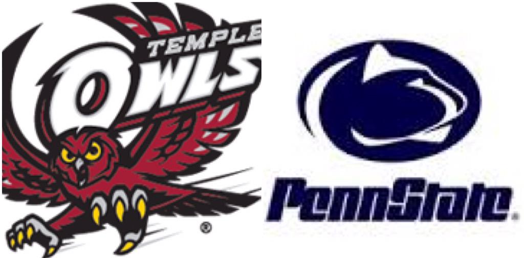 CBS3Mornings's tweet photo. Rivalry Poll: RT if you're rooting for @TempleUniv - Favorite if you're rooting for @PennStateFball http://t.co/XPsoxG7ISt