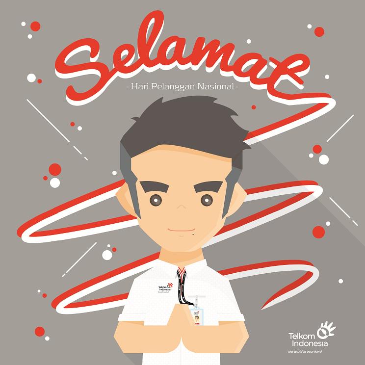 TelkomIndonesia's tweet photo. "Karya Tiada Henti Membangun Negeri" adalah Semangat kami utk memberikan yg terbaik #Harpelnas #TelkomUntukNegeri http://t.co/nWTAsU2XbC