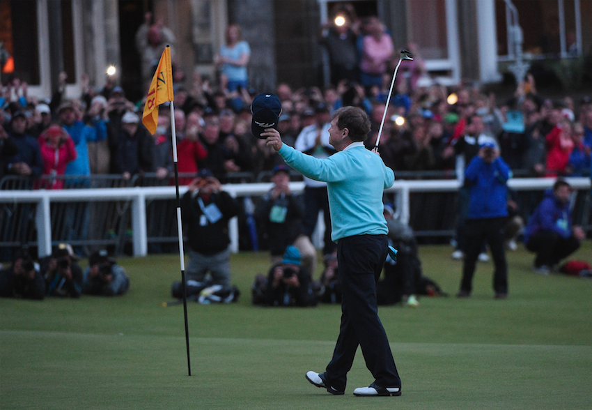 Wishing Tom Watson a very Happy Birthday after an emotional farewell at St Andrews. 