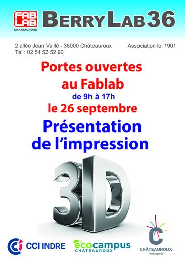cci_indre's tweet photo. FabLab de #Châteauroux le 26/9 venez découvrir l'#Impression3D & le #FabLab #BerryLab36 à #HEI #CampusCentre #Indre http://t.co/TYAU9IgoVJ