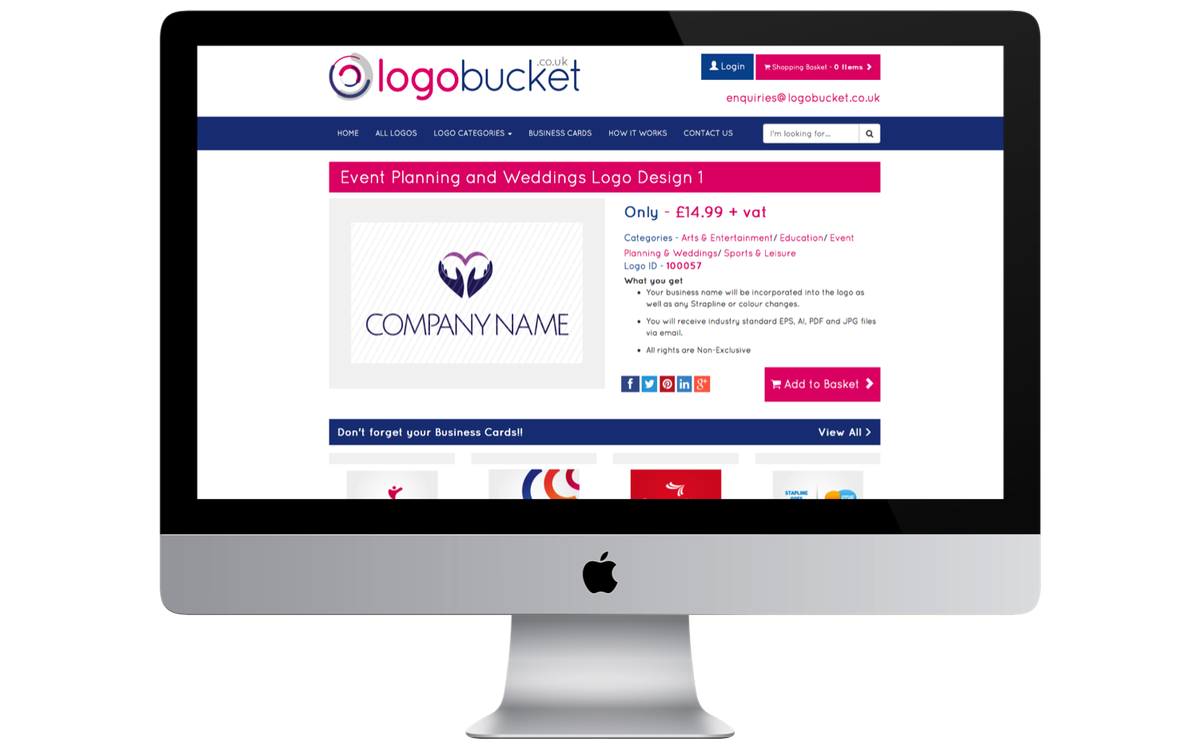 logobucket's tweet photo. Logo of the Week is Event Planning and Weddings Logo Design 1. To order yours today visit http://t.co/pW5TmX6NZP http://t.co/iwtFaMbiXo