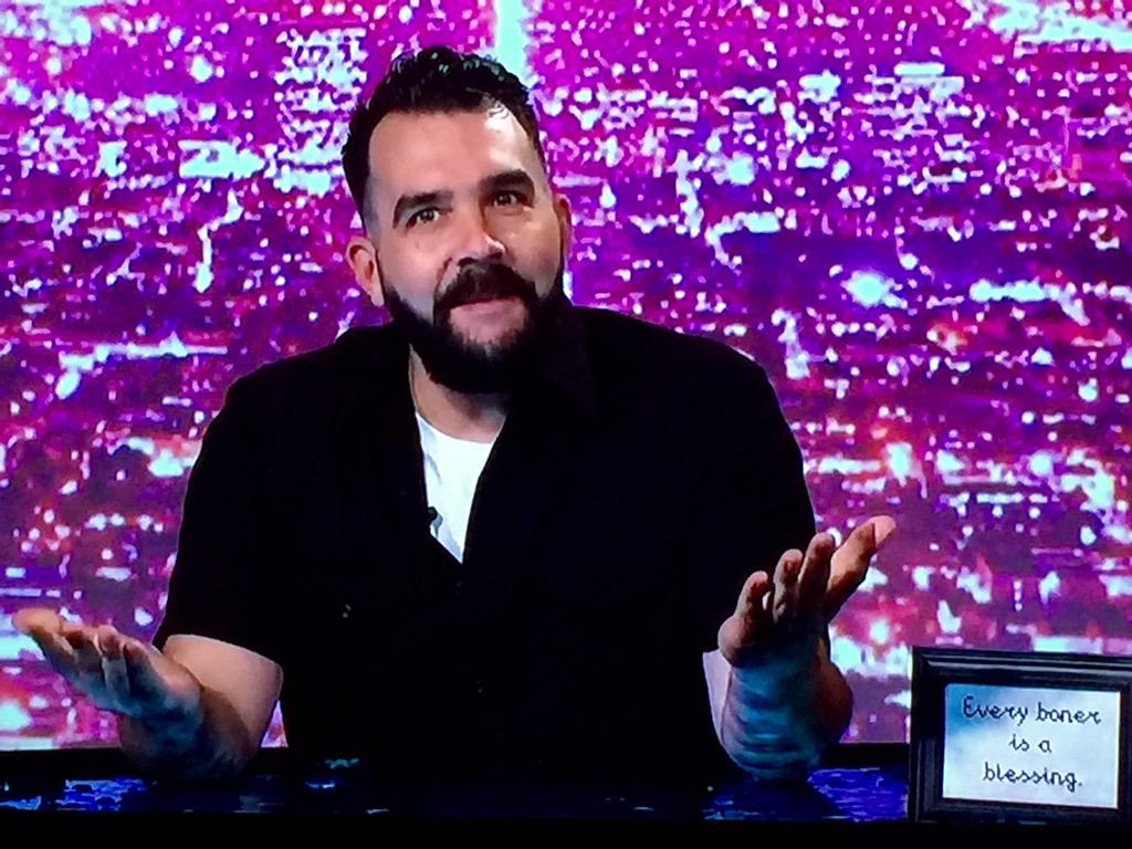 StockyDudesCom's tweet photo. We think @GayPimp is looking #CubTastic on his show #HeyQween - Johnny, wanna have a #BearParty in Vegas? We love you http://t.co/1iAku4EgKp
