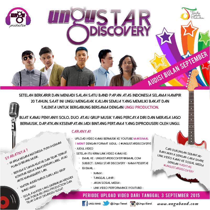 UNGU_Tweet's tweet photo. Tunjukan bakat bermusik kamu disini. Jangan ketinggkana. Cek http://t.co/wGmcFeOCuN http://t.co/z1VfM5Daao
