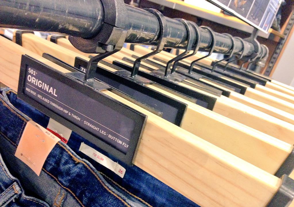 AsSeenByLloyd's tweet photo. the denim rack... @LevistraussSA store relaunch at #ClearwaterMall #LevisSA 😉 http://t.co/zrPftVmpE1