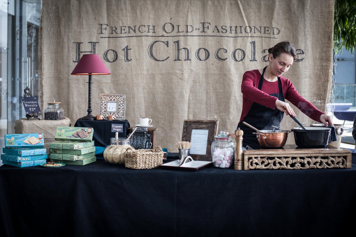 chqdublin's tweet image. A hot chocolate would go well with the fresh donuts available today at @chqdublin @FrenchHotChoc #loveirishmarkets