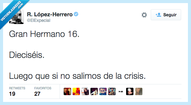 vistoenlasredes's tweet photo. No salimos de la crisis porque somos tontacos por @ElExpecial http://t.co/BgxZz1maxE http://t.co/xL9cTdTq60