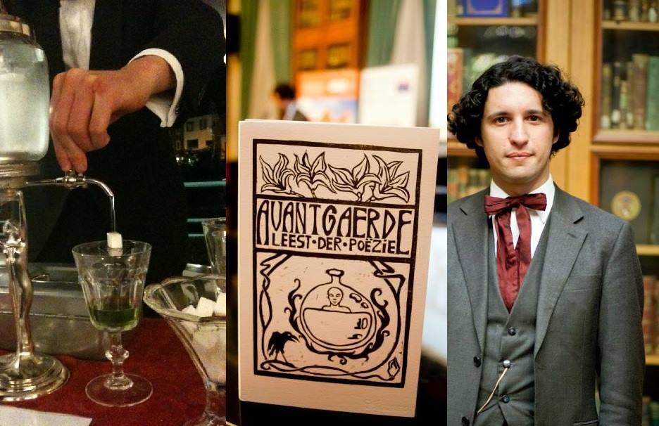 De Poëziebar van <a href="/FeestderPoezie/">Feest der Poëzie</a>​ serveert in de pauze van CLUB CLUB GEWALT (alleen in ADAM!) absint en sonnetten!