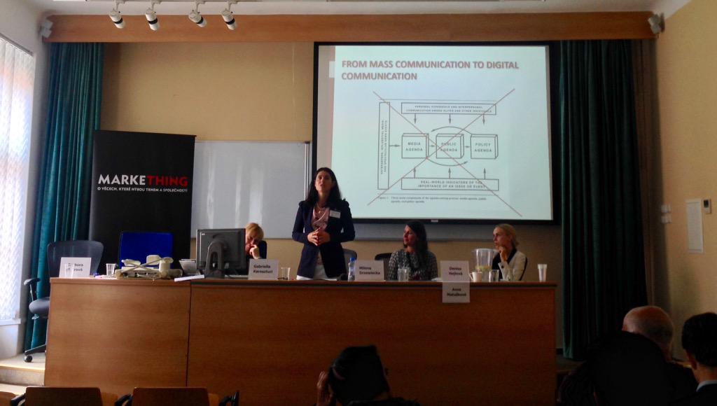 anselmoCZ's tweet photo. Right now - @DenisaHejlova & @anna_campaigns about shift in political communication. #IPMC #ipmc2015 #conference http://t.co/TFEIAiflZD