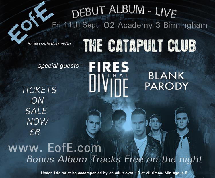 EofEofficial's tweet photo. #NewMusicFriday #Friday one week till  this #albumshow - a few tickets remaining @WhatsOnBrum @WhatsOnBMail #RT http://t.co/x3tRbyvgQI