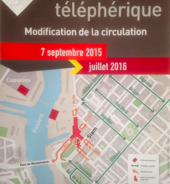 ✘ TÉLÉPHÉRIQUE 2016 ✘
Modification de circulation à partir du 7 septembre 2015
mycitybrest.com
#brest #bzh