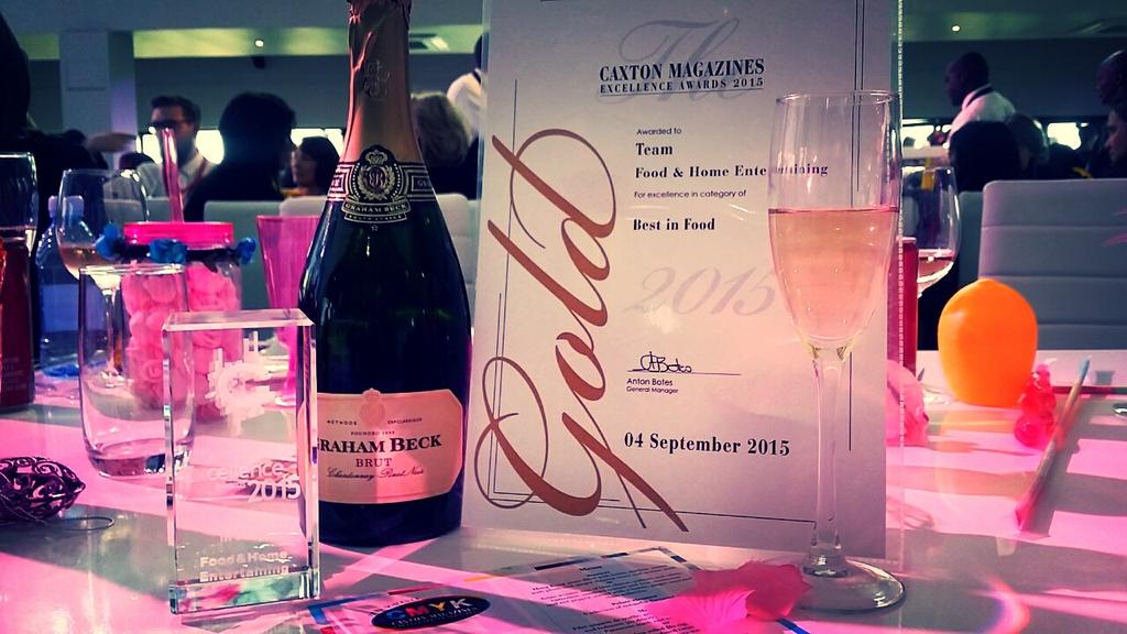 Cheers @FHEMag &amp; the über-talented Jacques Erasmus <a href="/hemelhuijs/">hemelhuijs</a> for Best in Food <a href="/caxmag/">Caxton Magazines</a> Awards! #FiftyShadesofCMYK