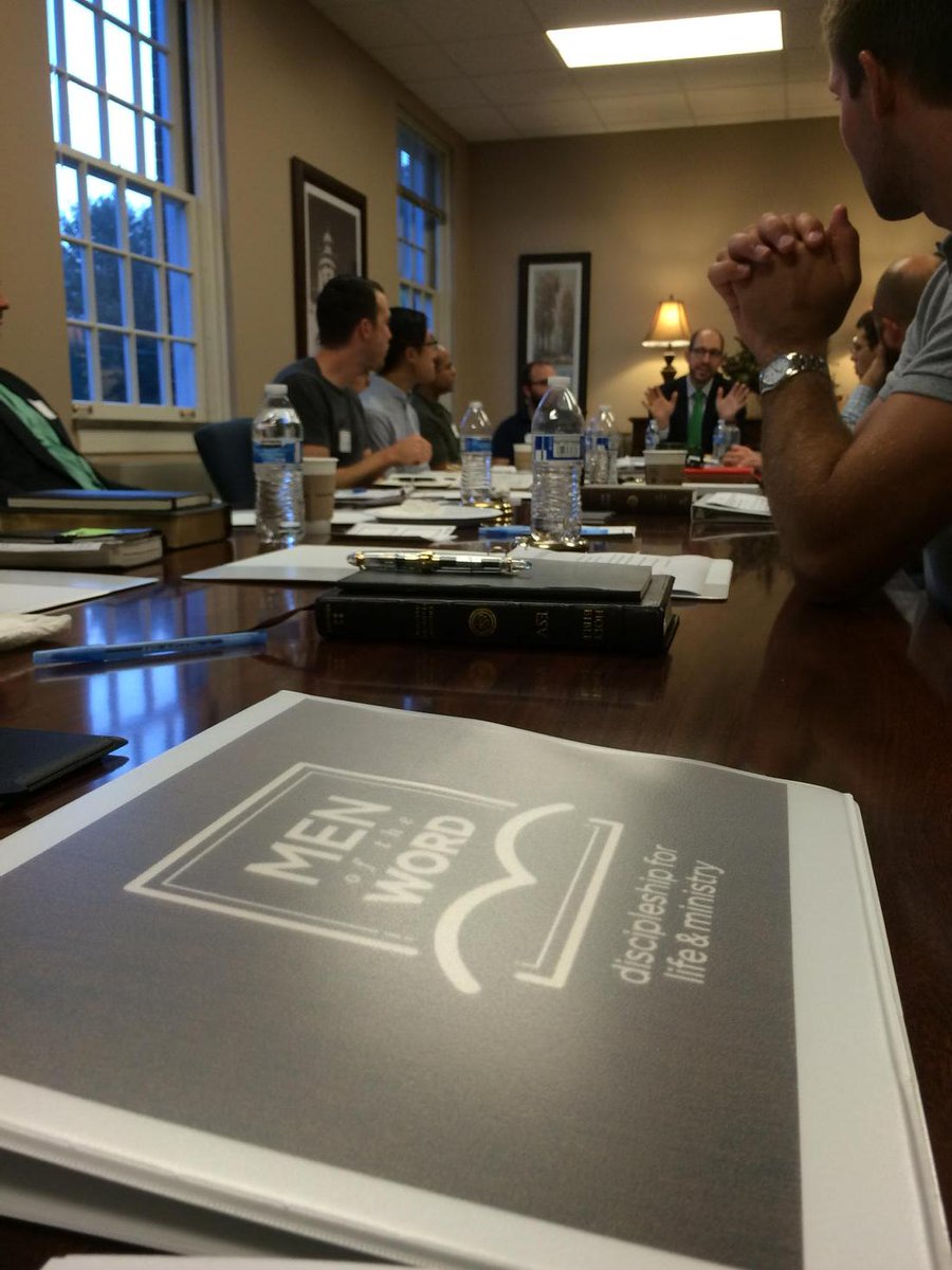 SBTSStudentLife's tweet photo. What a blessing to study God's Word with @jeremypierre and these men @SBTS #MenOfTheWord http://t.co/PcpvMSurb4