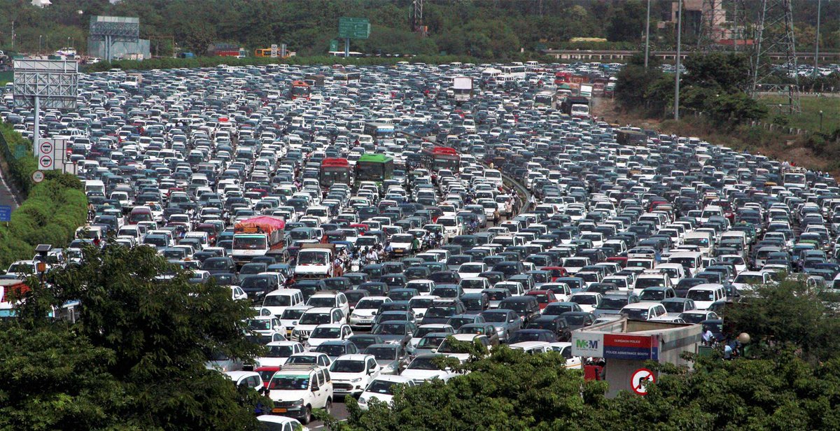 Image result for traffic jam in india