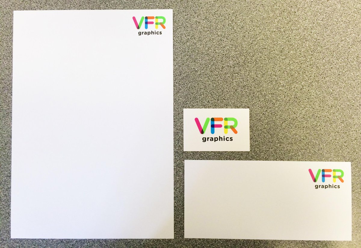 norwoodpress's tweet photo. We've just printed some stationery for #VFRGraphics using 2 custom Pantone colours http://t.co/d2hhkjnI8J
