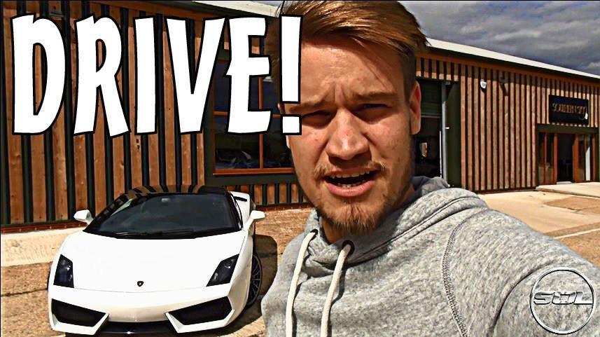 WallacePJW's tweet photo. I'm actually more excited for you all to see THIS video! The First Drive of my Lamborghini🎥 http://t.co/w2NeVTKekN
