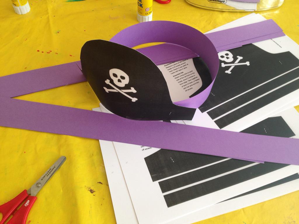 trythisactivity's tweet image. #pirate hat or #princess hat. #youchoose