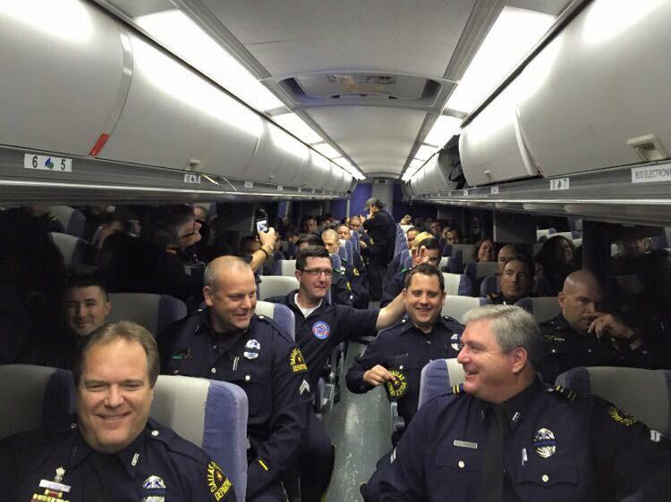 Our Dallas brothers are on their way to show their support #unity #bluefamily #ThinBlueLine <a href="/DPA_PoliceAssoc/">Dallas Police Assoc FOP #716</a>