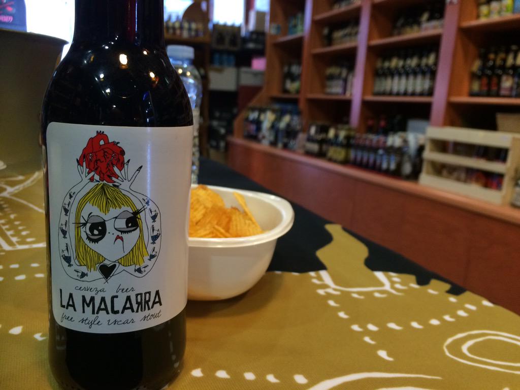 Todo listo para la cata de la macarra en <a href="/QueensBeer/">Queen's Beer</a> ahora a las 20:30