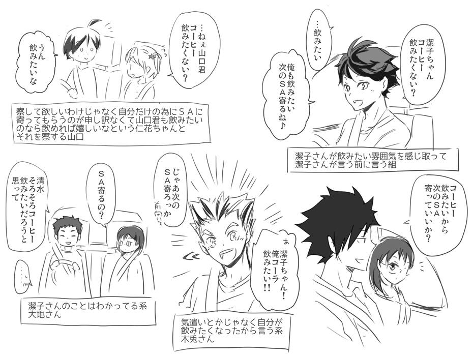 玲 書店委託中 Pa Twitter リクの岩潔を考えてた時に一緒に浮かんできた別のキャラだったらどうかなっていう妄想たち やまやち 及潔 黒潔 兎潔 大潔 Http T Co Maahhqivvn