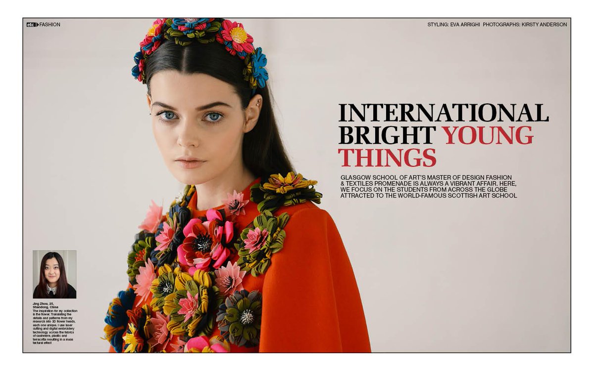 heraldmagazine's tweet photo. Striking fashion in tomorrow's mag with @GSofA students. @evaherald http://t.co/88plYVAQzE