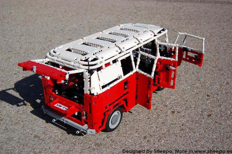 LEGO VW T1 Bus instructions now available by Sheepo 