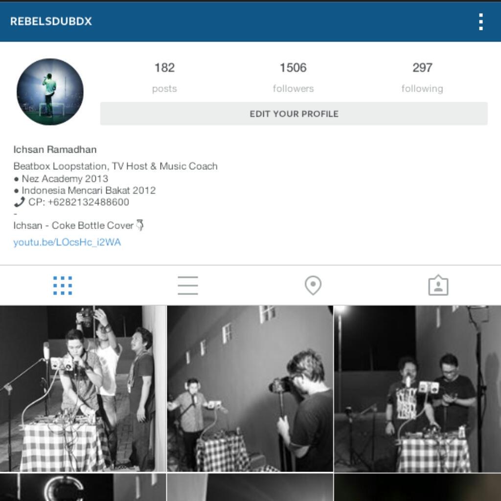 Tmn" ada foto behind the scene pembuatan video clip terbaru sy, yg punya akun instagram follow ya: RebelsDubdx