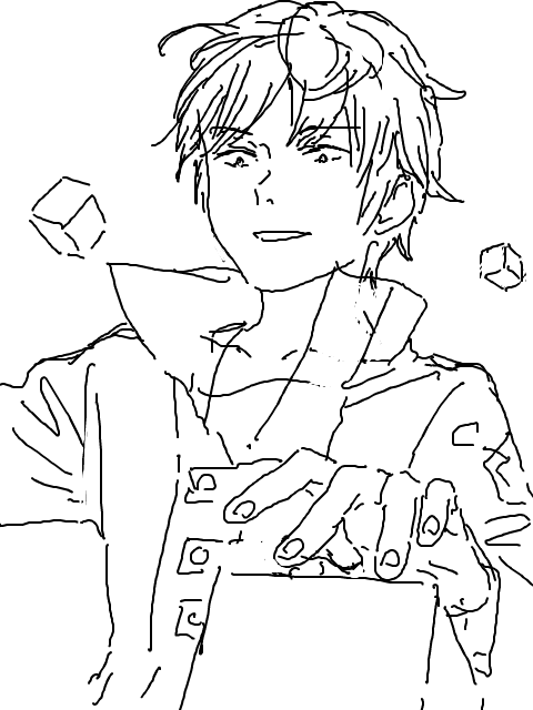 ワートリキャラは髪型難しいですね 出水君
#TegakiTweet
http://t.co/iDsimyyOXo 