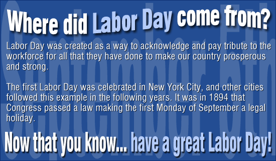 Image result for where did labor day come from image