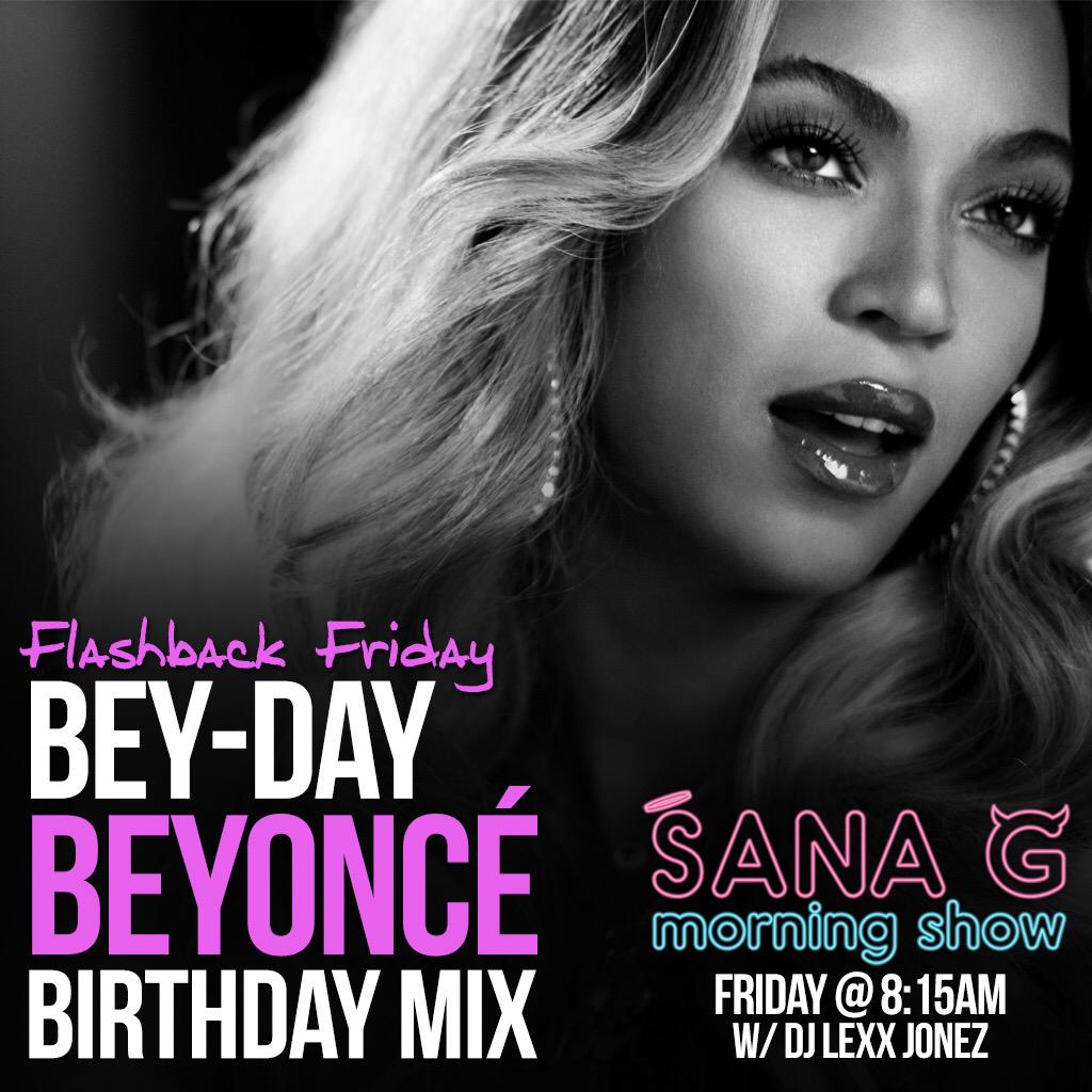 106KMEL's tweet photo. 8:15am @LexxJonez #FlashbackFridayMix gonna be turnt up for @Beyonce!ππΈπΎππππ #SanaGMorningShow #BeyDay @sanagkmel http://t.co/VT38jMS6ep