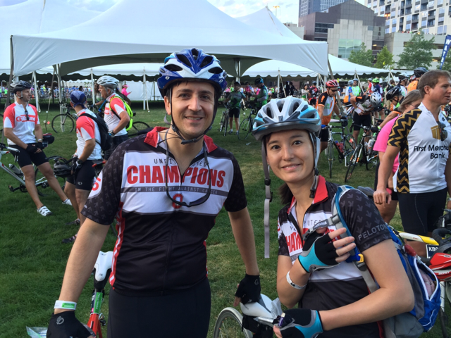 OhioStateSurg's tweet photo. One Goal: Team Buckeye - Surgical Oncology and Friends at the 2015 Pelotonia. So far nearly $84,000 raised! http://t.co/eDPPf2A680