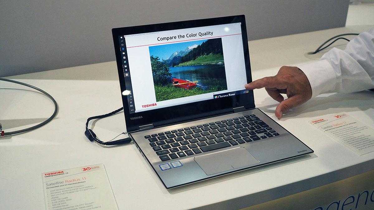 Toshiba's convertible 4K laptop is somehow light, stylish and thin