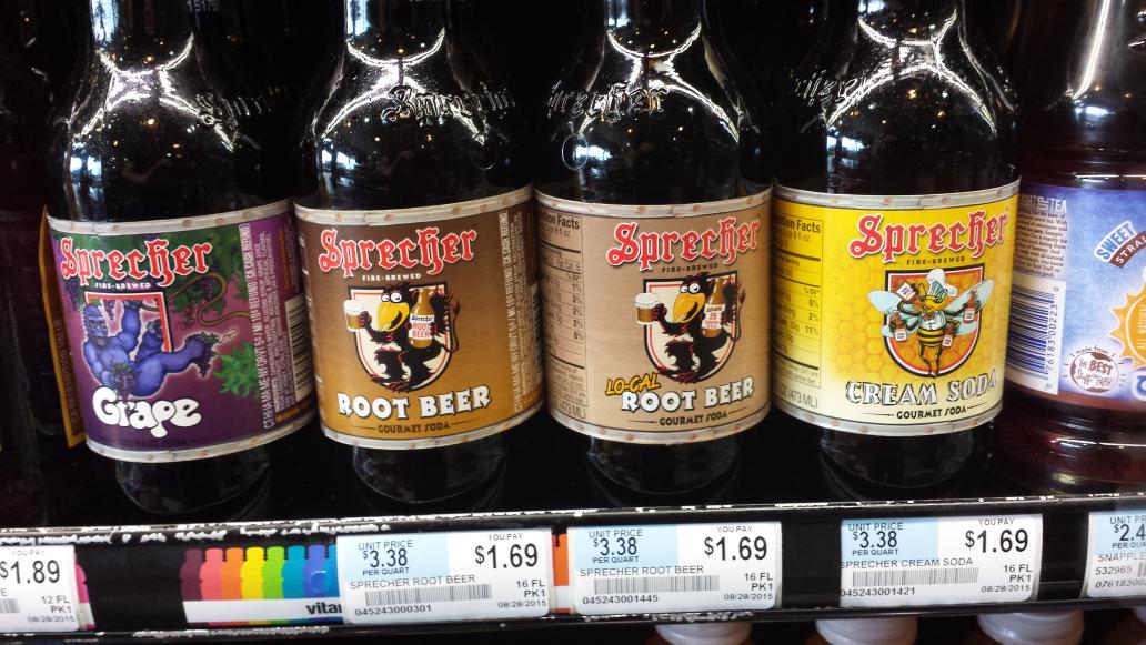 New lineup at bodegas in my neighborhood! <a href="/sprecherbrewery/">Sprecher Brewery</a>