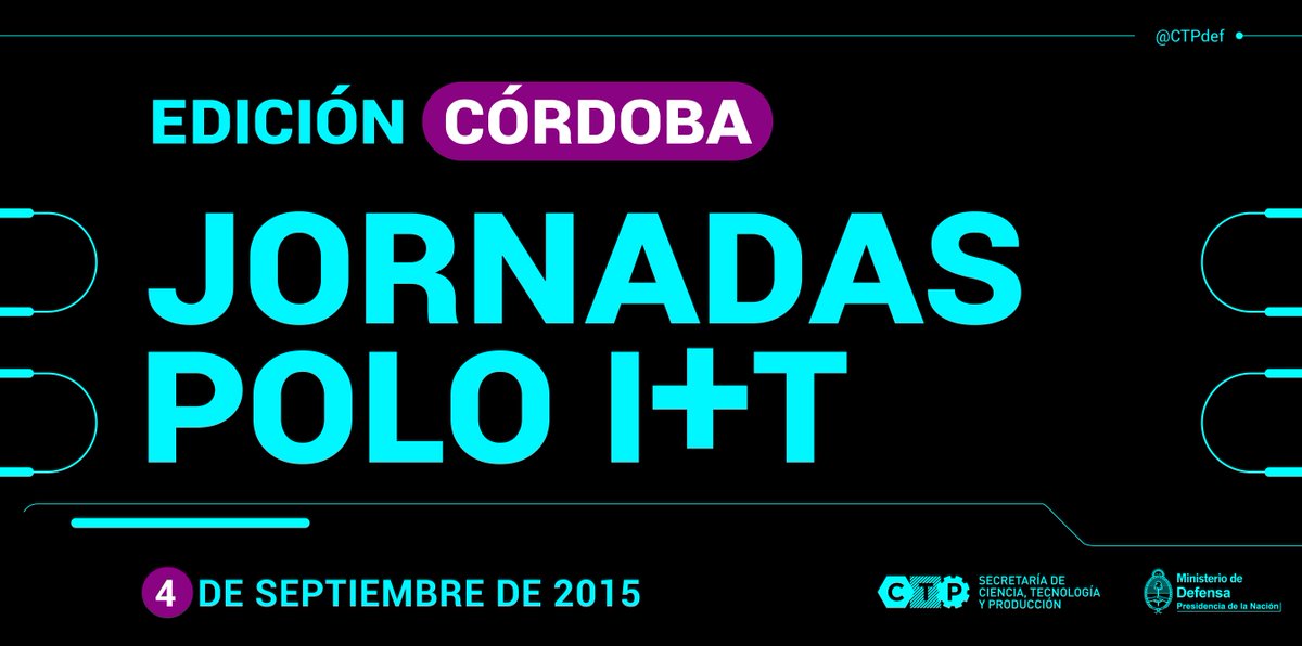 CTPdef's tweet photo. Arrancaron las Jornadas Polo I+T Edición Córdoba> Si no llegaste a anotarte, podés seguirlas por este canal. http://t.co/r5ONpLOlrr