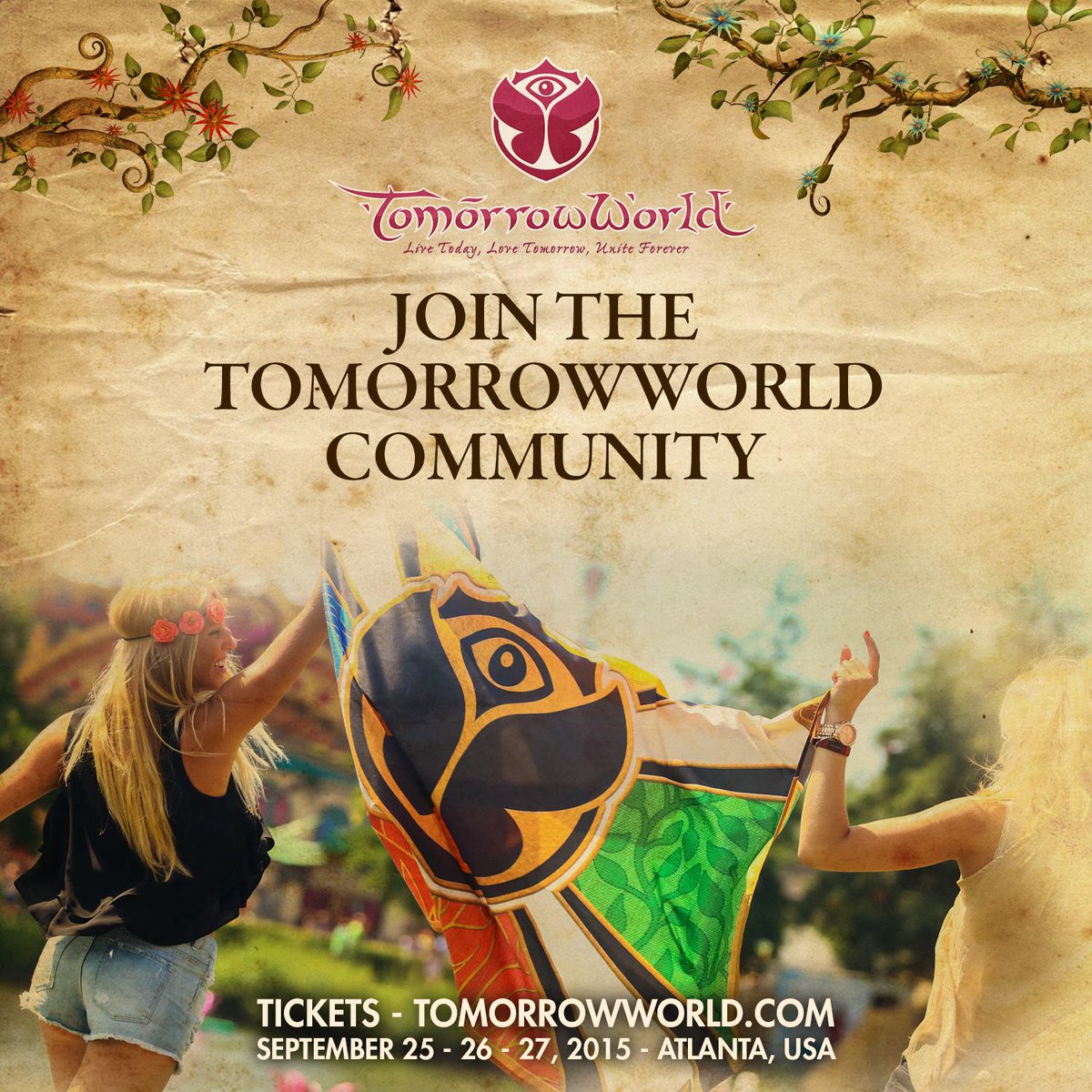 TomorrowWorld 2015 tweet media