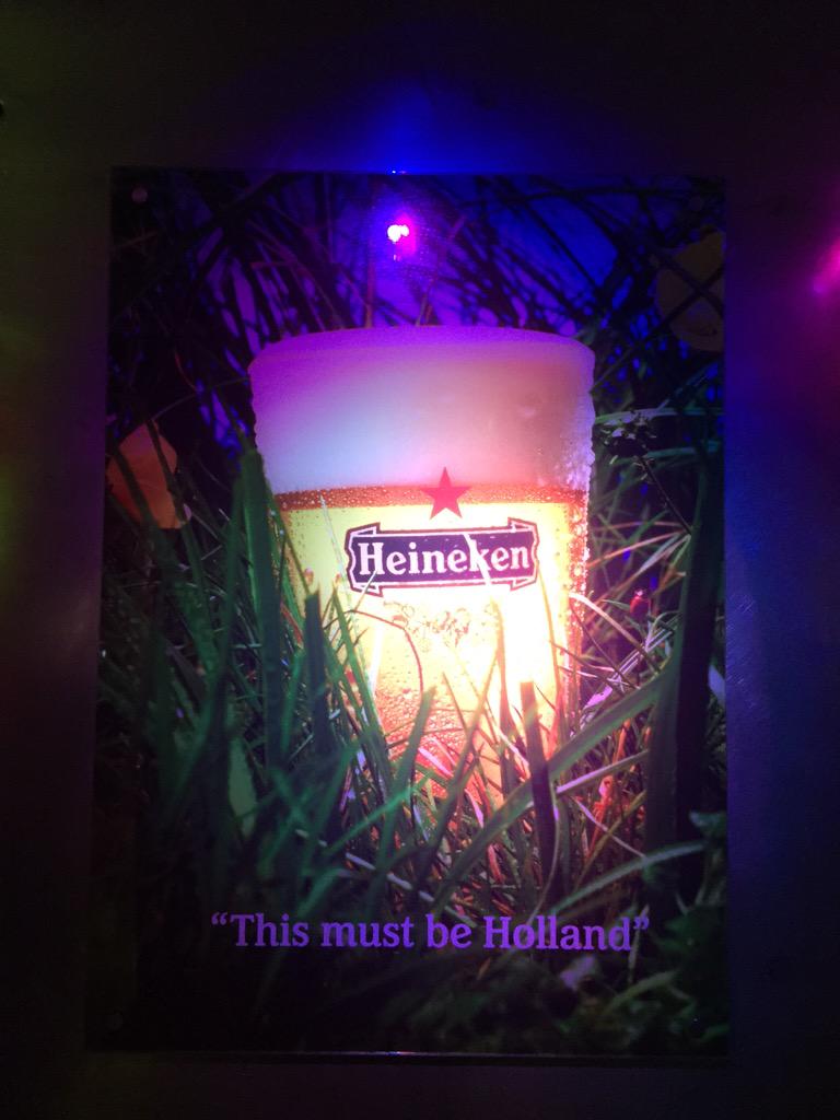 But that is not worth the price. Too much marketing and too less brewery. But the beer is good. #heinekenexperience