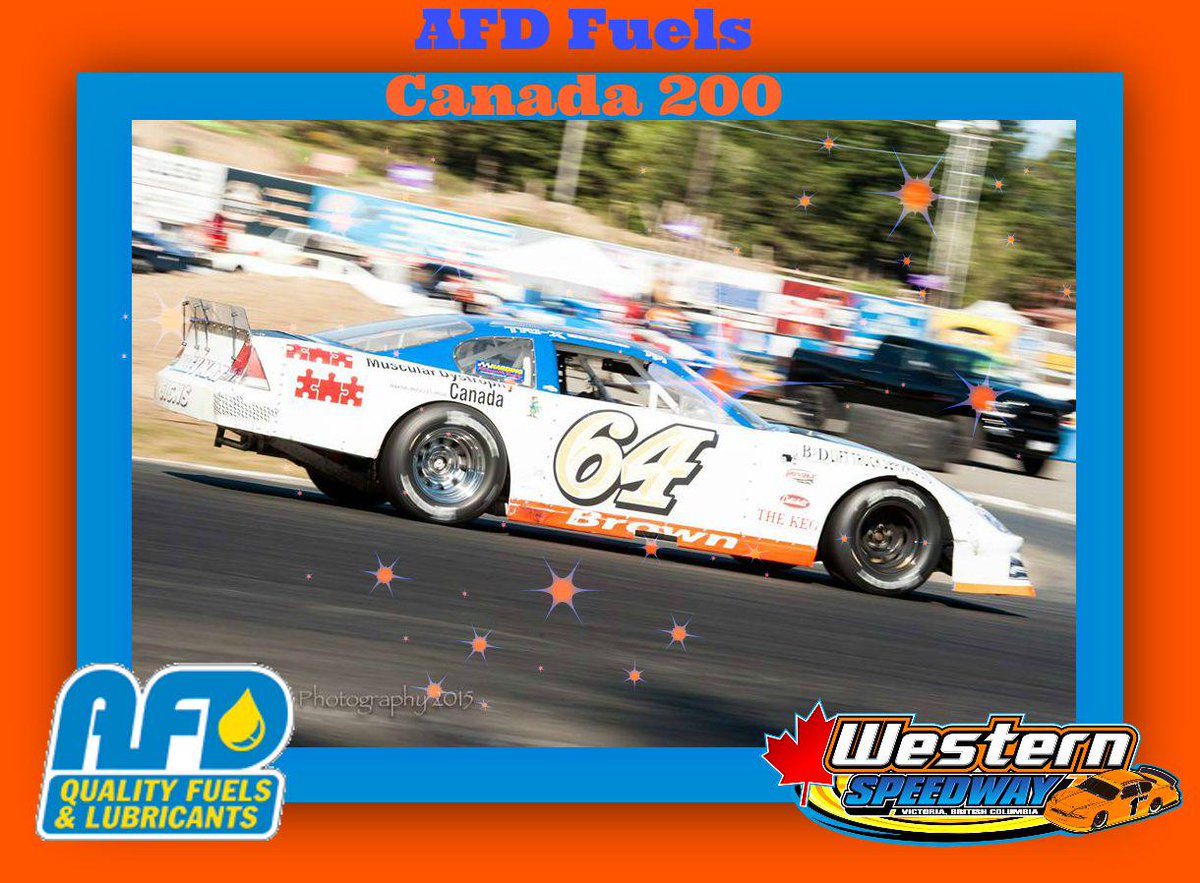 AFD Fuels Reg Midgley Canada 200 this Saturday September 5 and Sunday September 6 Night.