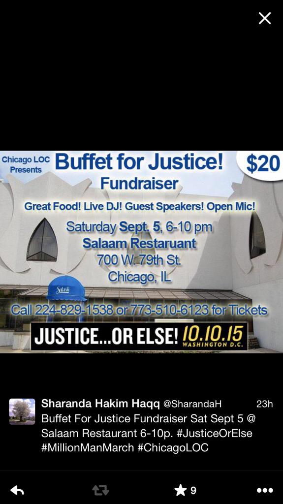 SharandaH's tweet photo. #JusticeOrElse #MillionManMarch #chicagoloc act is the key to any successful venture. United we stand divided we fall http://t.co/U8eOhS8XzJ