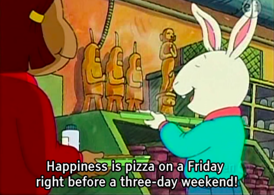 BuzzFeed's tweet photo. Happy 3 day weekend! 🍕 http://t.co/KCmKTTFcWh